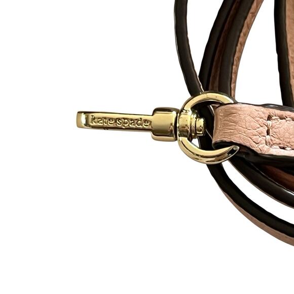 Kate Spade Jackson Small Tab Crossbody Clutch Purse Wallet Warm Vellum Pink - Picture 7 of 13